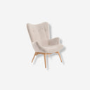 Sillón tela beige
