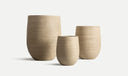 SET VAN 3 LUMA POTTEN