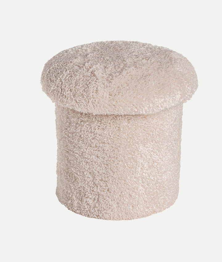 Reposapiés JONZAC con forma de champiñón tapizado en lana