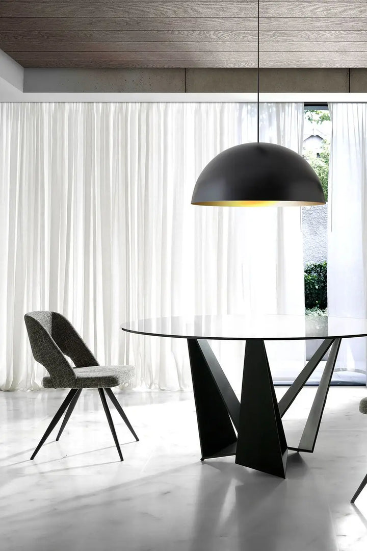 Silla tela gris
