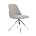 Swivel chair gray fabric
