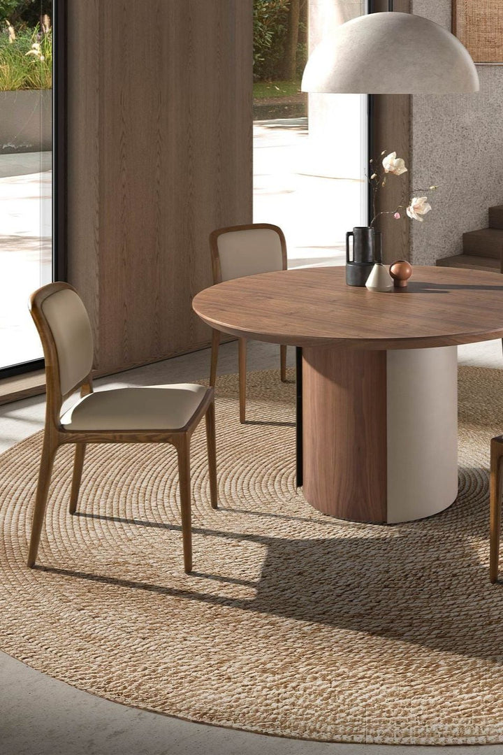 Silla polipiel crema