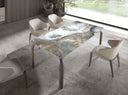 Silla polipiel crema