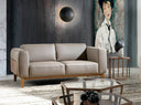 2-Sitzer-Sofa aus Nerzleder