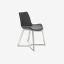 Silla tela gris oscuro