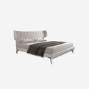 Cama tela color gris claro