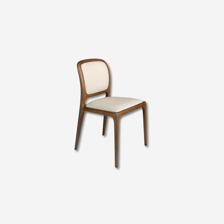 Silla polipiel crema