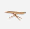 mesa de comedor de roble macizo