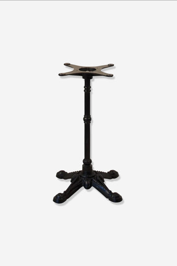 Pé de mesa em ferro fundido preto 4 pés