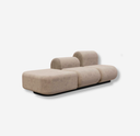 sofa modular posmoderno tapizado beige dovain studio