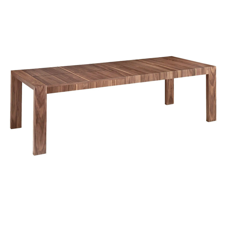 Mesa comedor extensible rectangular nogal