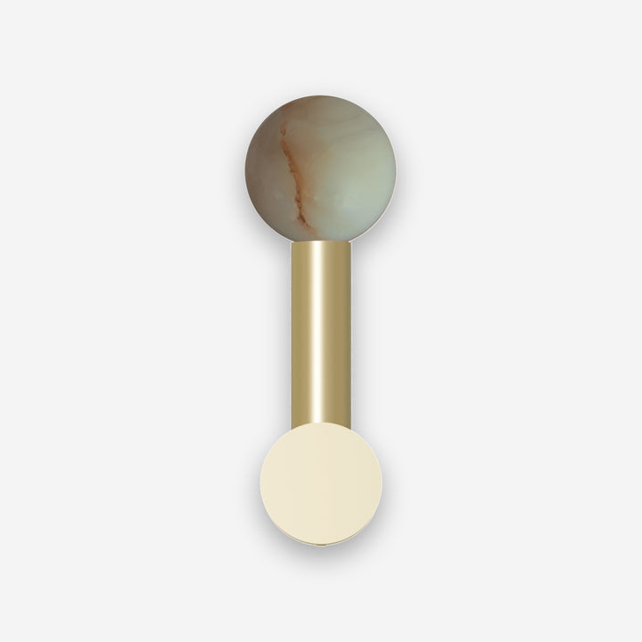 Rigoberta Directo Mono Wall Lamp - Gold and alabaster ball
