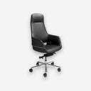 Silla oficina giratoria polipiel negro - Silla - El Workshop-66 x 62 x 123 Cm