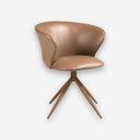 Silla giratoria polipiel camel - Silla - El Workshop-65 x 65 x 79 Cm