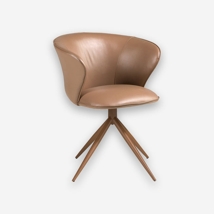 Silla giratoria polipiel camel - Silla - El Workshop-65 x 65 x 79 Cm