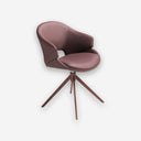 Silla giratoria polipiel marrón cobrizo - Silla - El Workshop-58 x 62 x 84 Cm