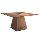 Mesa comedor cuadrada nogal