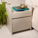 Custom-made wooden bed frame 