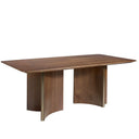 Mesa comedor rectangular nogal