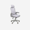 Silla oficina giratoria tela gris