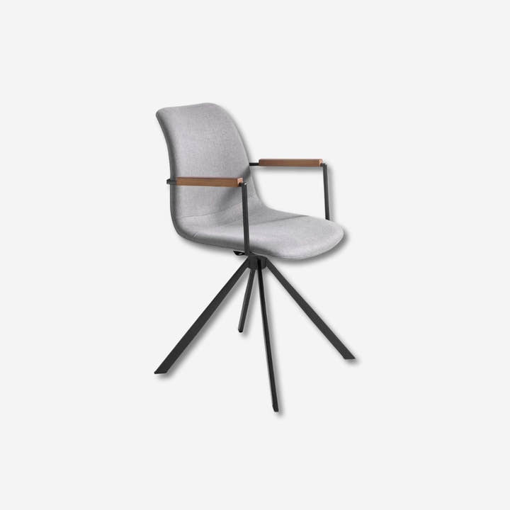 Silla giratoria tela gris oscuro - Silla - El Workshop - 