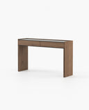 Mesa consola Samos - Mesa consola - El Workshop - Chapa de roble envejecido mate