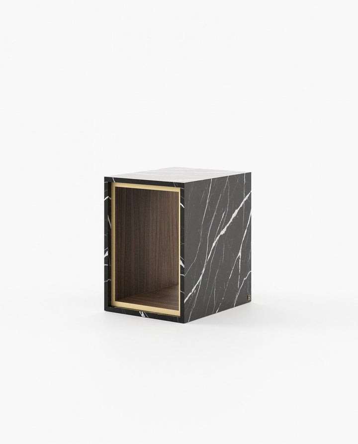 Mesa auxiliar Nilo - Mesa auxiliar - El Workshop - Mármol pulido Nero Marquina