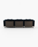 Sofá modular Foster con chaise longue - Sofás - El Workshop - Viena azul profundo