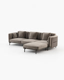 Sofá modular Foster con chaise longue - Sofás - El Workshop - Caqui de Viena