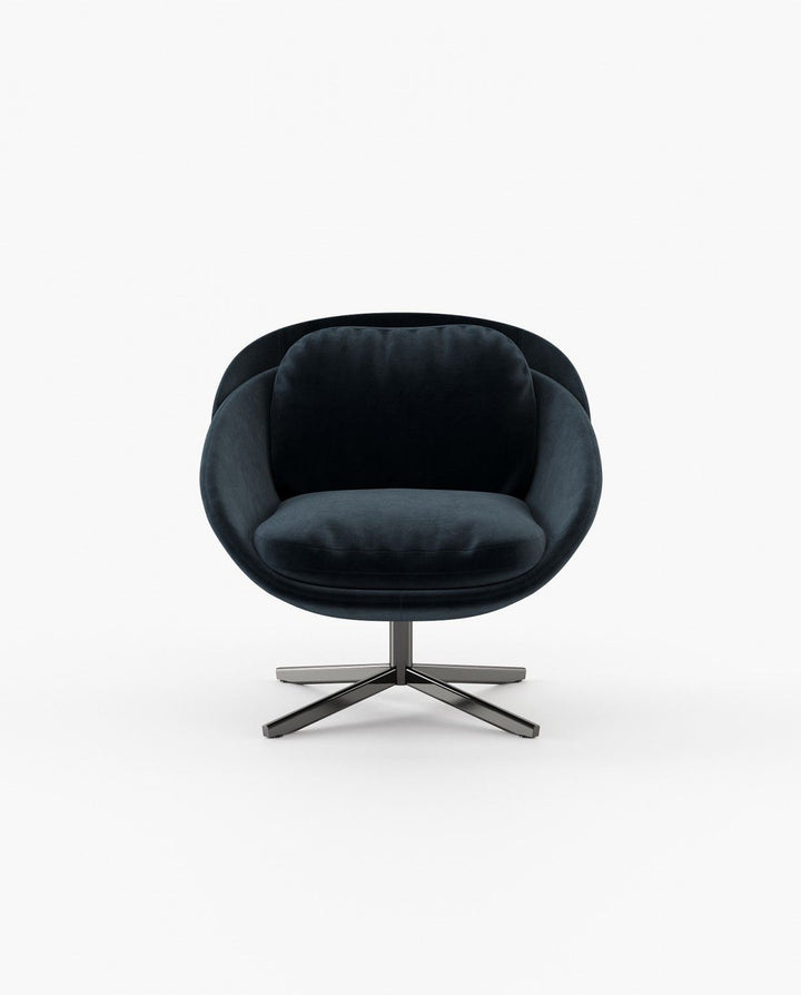Sillón giratorio George - Sillón - El Workshop - Caqui de Viena