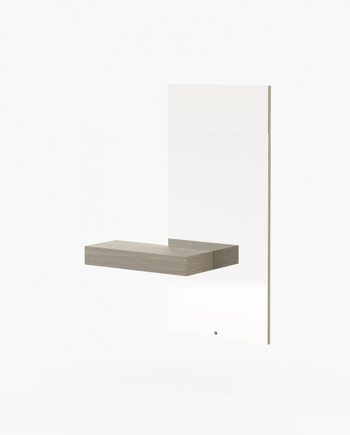 Consola rectangular Eos - Mesa consola - El Workshop - Chapa de roble envejecido mate
