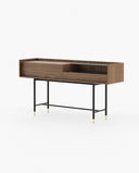 Consola Desmond - Mesa consola - El Workshop - Chapa de nogal mate