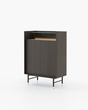 Mueble bar Desmond - Muebles de bar - El Workshop - Chapa de roble ahumado mate