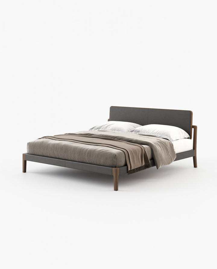 Cama Clare - Cama - El Workshop - Cuero sintético negro