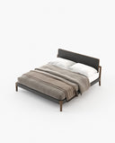 Cama Clare - Cama - El Workshop - Cuero sintético negro