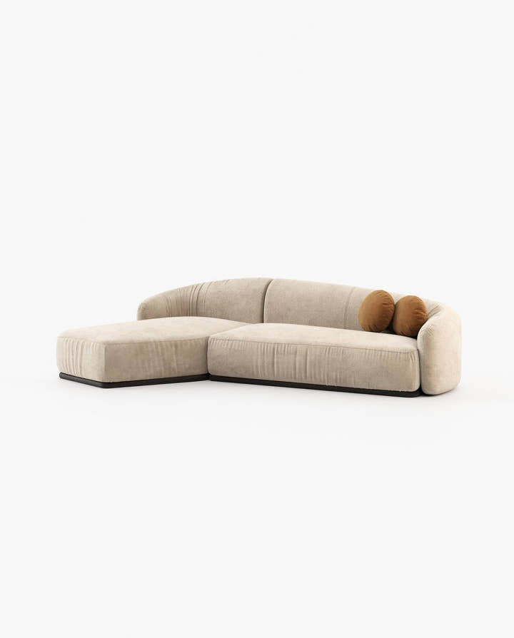 Sofá Amalia con chaise longue - Sofás - El Workshop - Arena Boket