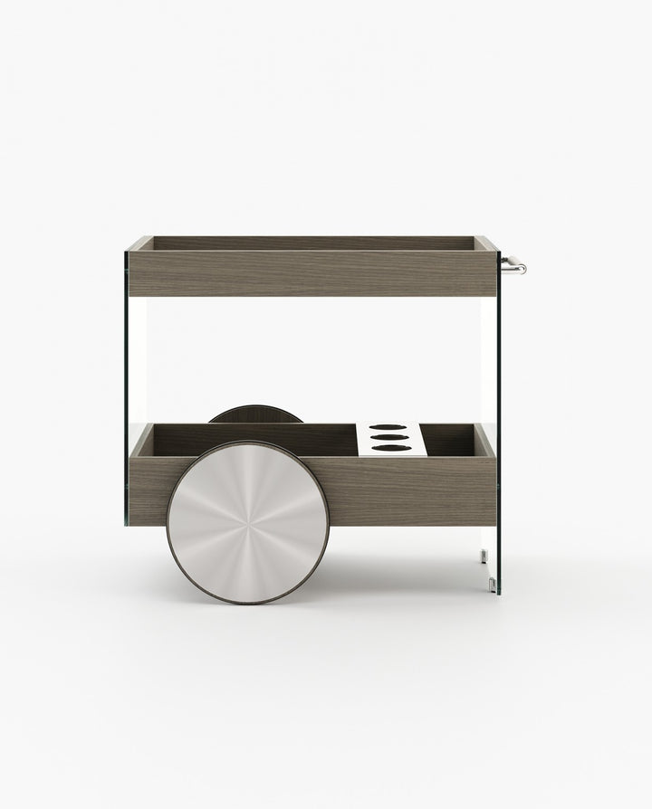 Carrito de té Eleanor - Carrito de té Eleanor - El Workshop - Chapa de roble envejecido mate