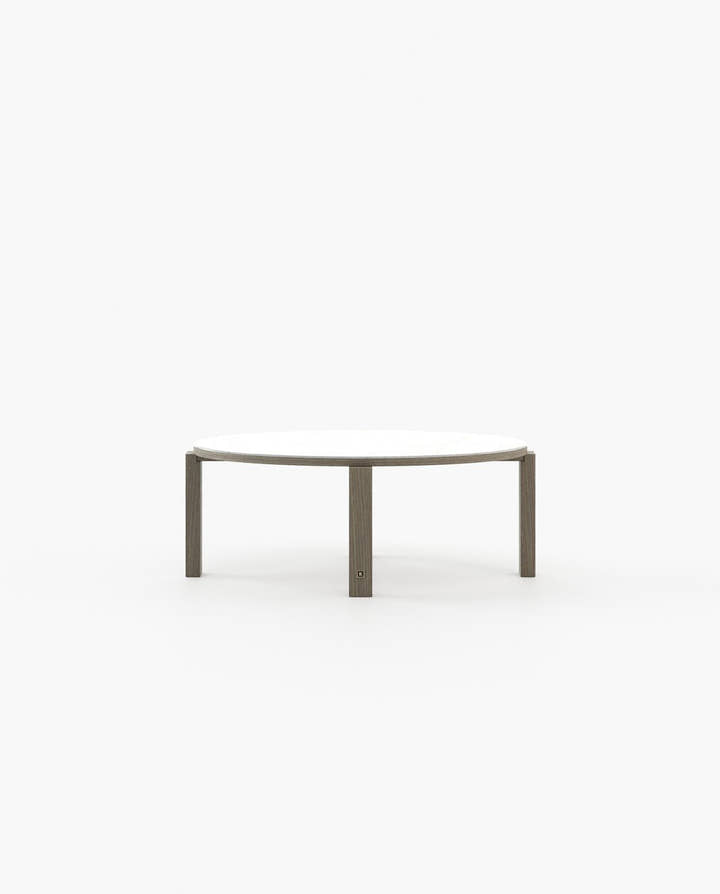 Mesa de centro Tasos - Mesa de centro - El Workshop - Chapa de eucalipto ahumado mate