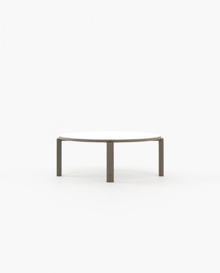 Mesa de centro Tasos - Mesa de centro - El Workshop - Chapa de eucalipto ahumado mate