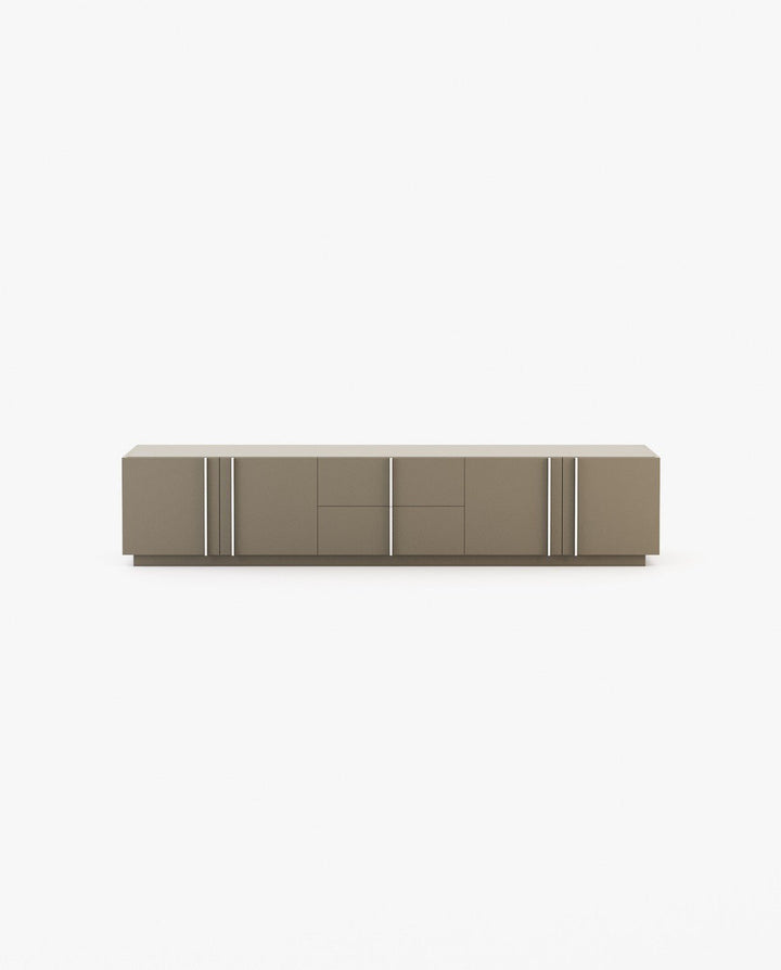Mueble de TV Macau - Muebles de tv - El Workshop - Laca Beige Gris Mate