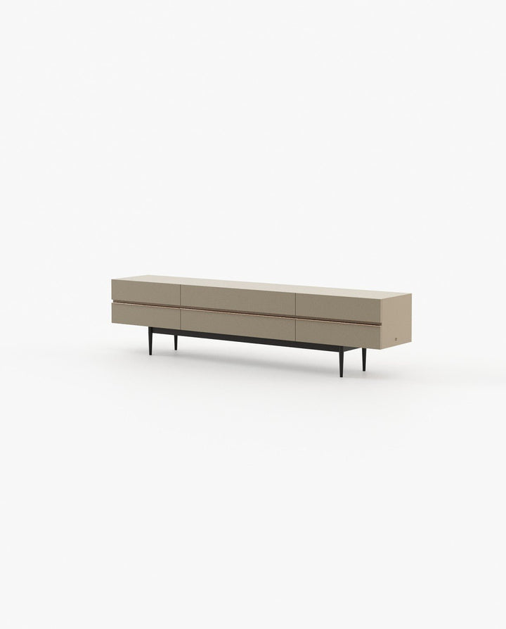 Mueble de tv Lagos sobre fondo gris de estudio