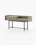 Consola Desmond - Mesa consola - El Workshop - Laca Beige Gris Mate