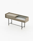 Consola Desmond - Mesa consola - El Workshop - Laca Beige Gris Mate