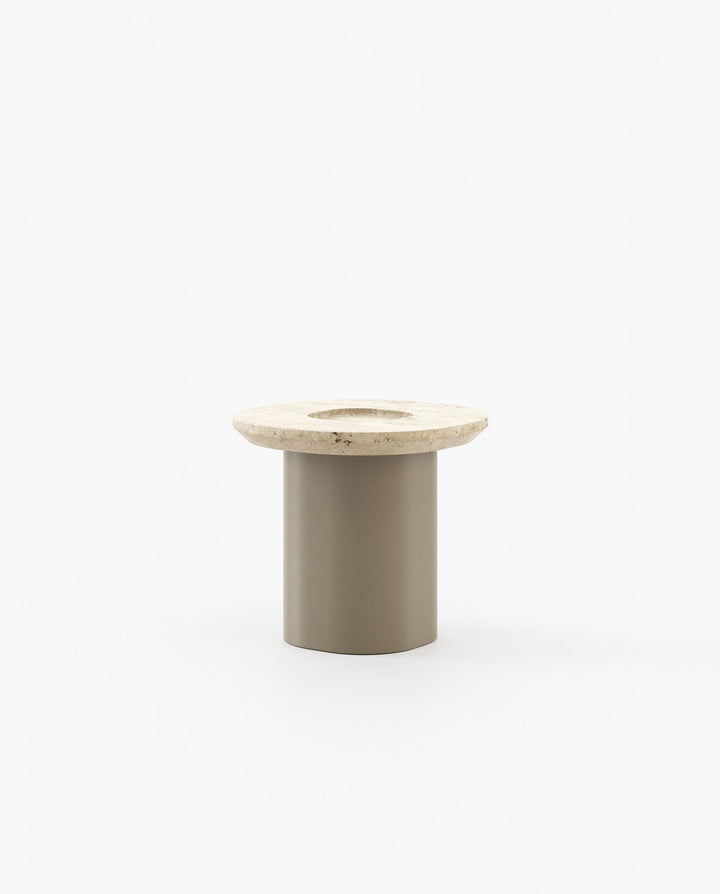 Mesa auxiliar Lao - Mesa auxiliar - El Workshop - Laca Beige Gris Mate