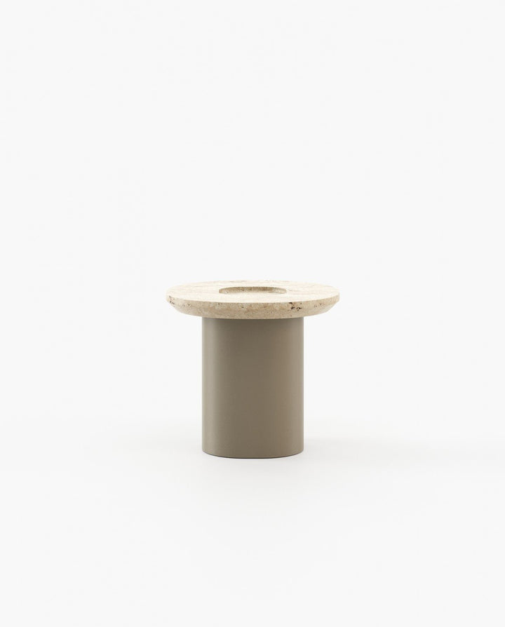 Mesa auxiliar Lao - Mesa auxiliar - El Workshop - Laca Beige Gris Mate