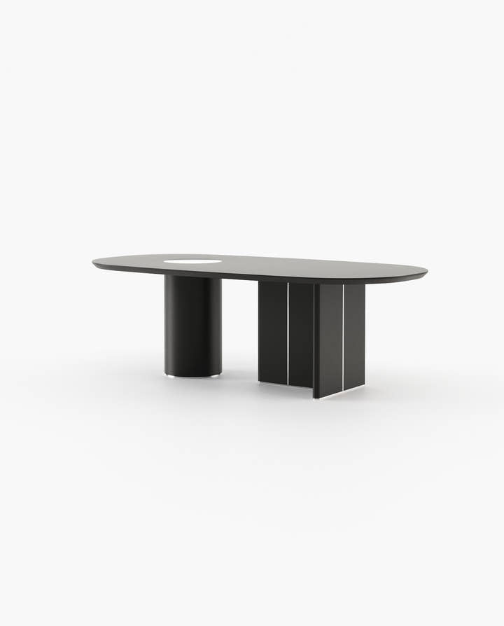 Mesa de comedor Kahlo - Mesa - El Workshop - Laca negra mate