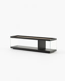 Mueble de TV Thoreau - Aparador - El Workshop - Chapa de eucalipto ahumado mate