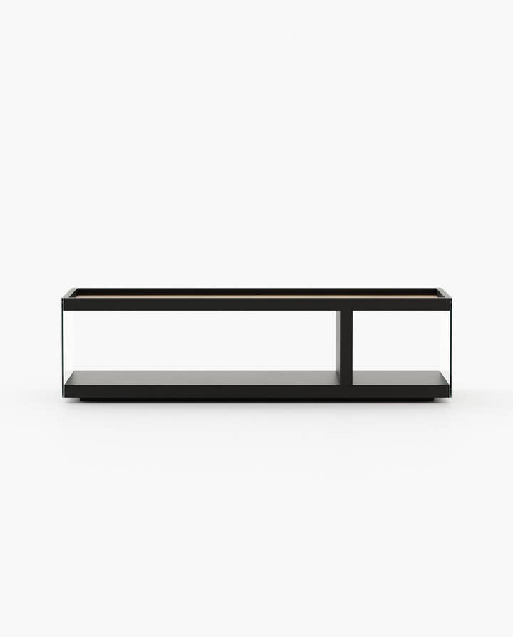 Mueble de TV Thoreau - Aparador - El Workshop - Chapa de eucalipto ahumado mate