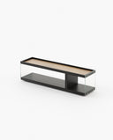 Mueble de TV Thoreau - Aparador - El Workshop - Chapa de eucalipto ahumado mate