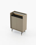 Mueble bar Desmond - Muebles de bar - El Workshop - Lacado beige grisáceo mate